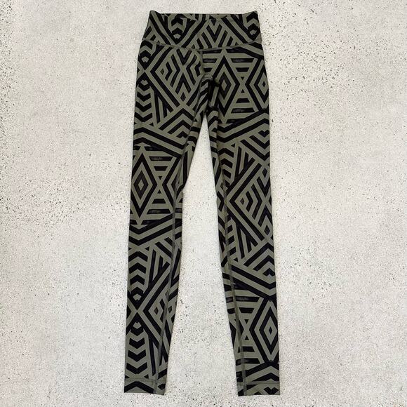 Lululemon Wunder Under Pant Leggings Full-On Luxtreme Chevron Shuffle Fatigue - Picture 1 of 8